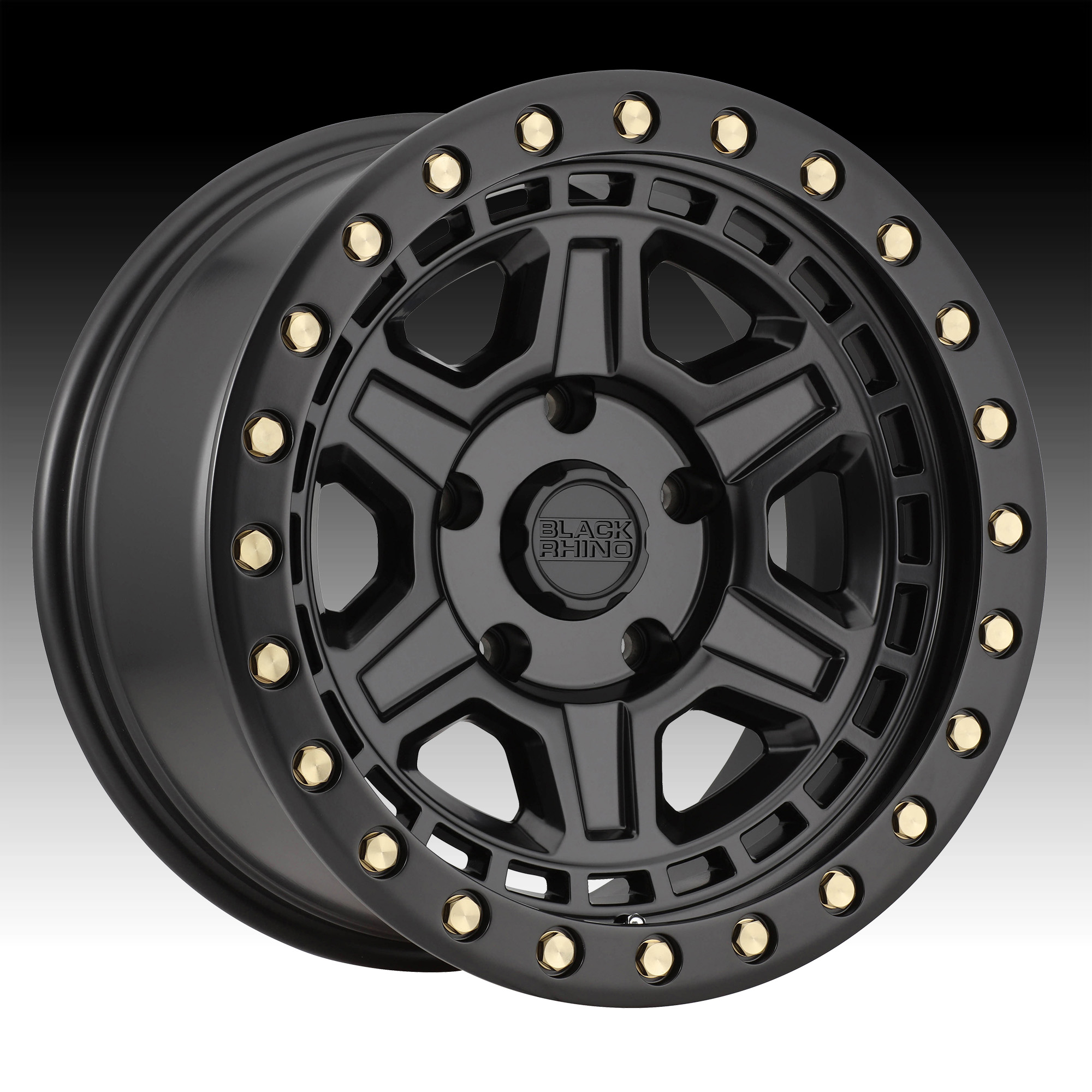 Black Rhino Reno Matte Black Custom Truck Wheels - Reno - Black Rhino